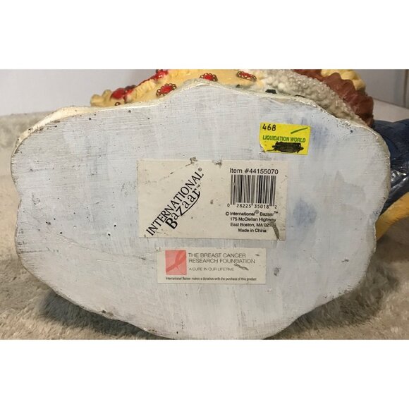 International Bazaar Santa Claus Figurine Large Multicolored Resin 17” Tall - Picture 6 of 8